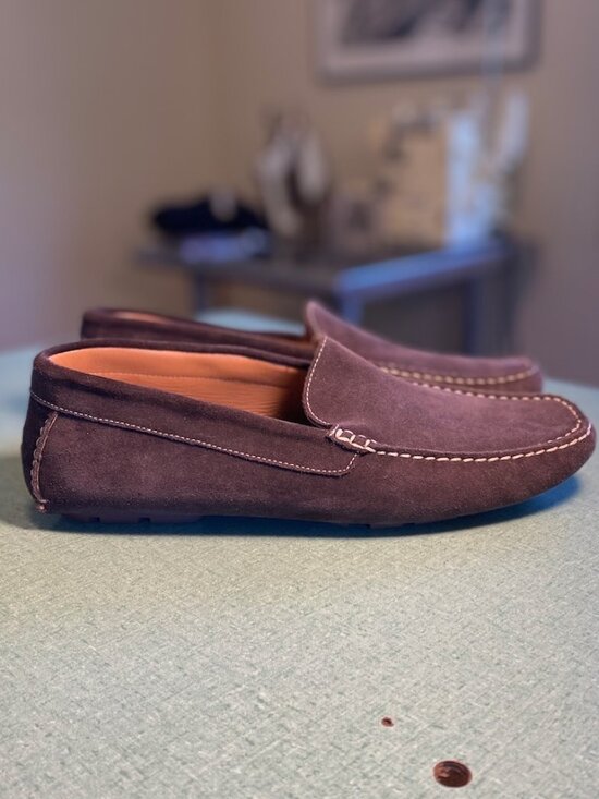 Bruno Parmigiani Made in Italy Brown Suede Driving Shoes M Size EU 40 (US7-7.5) main image 5